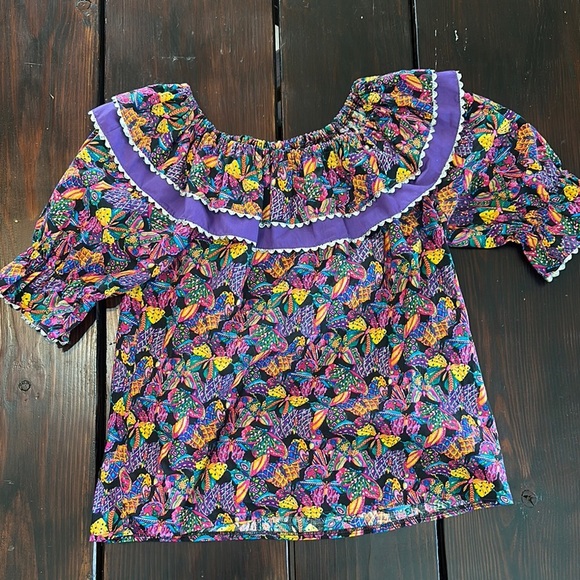 Vibrant Purple Butterfly Dance Costume - Picture 4 of 9